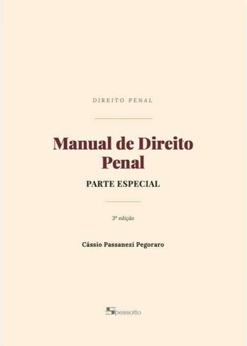 Capa do Manual de Direito Penal, Parte Especial